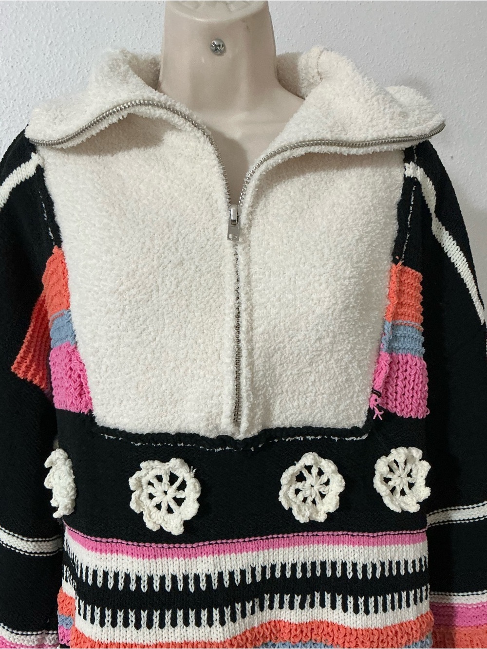 Opal Patterned Pullover by POL Small - Picture 7 of 16